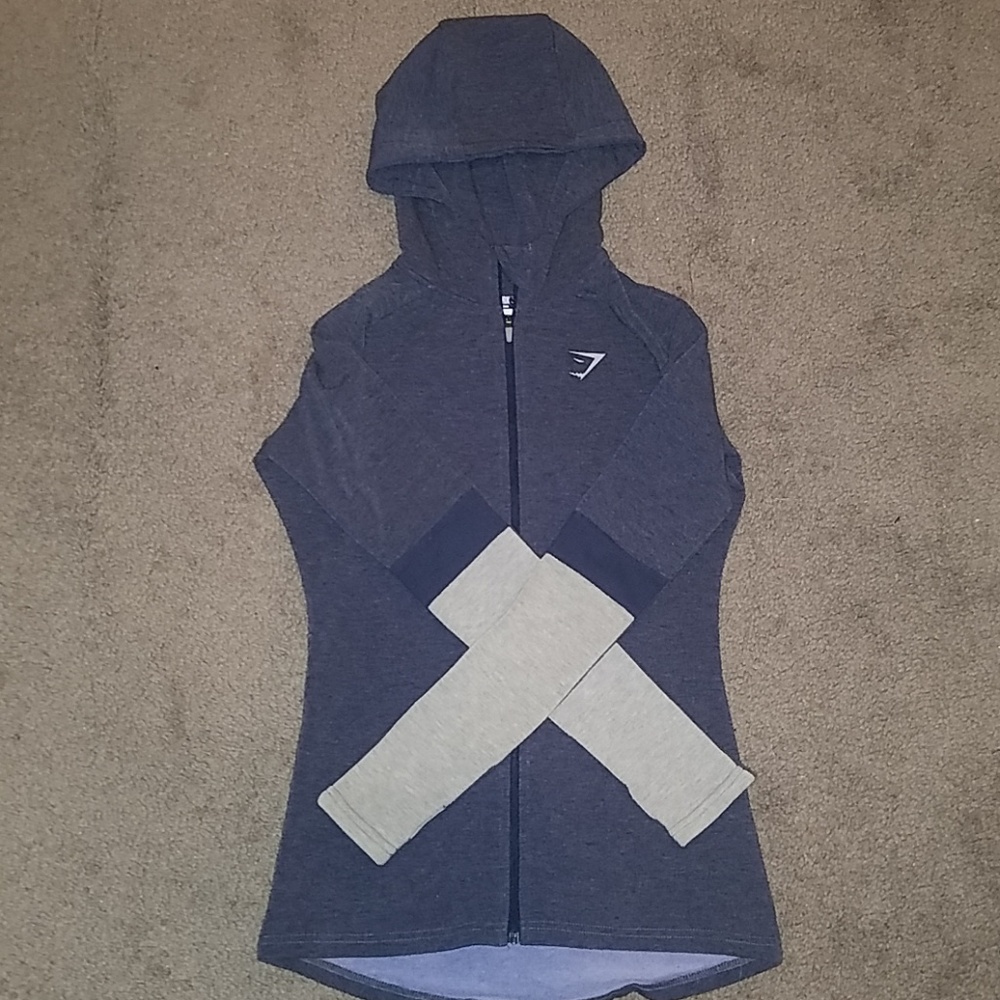Gymshark Zip-Up with Thumb Holes